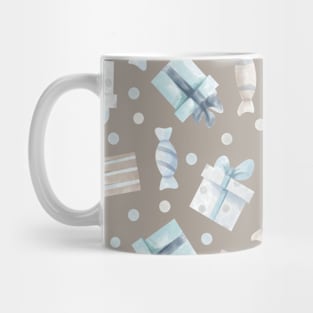 Trendy Pastel Xmas Pattern Winter Snow Christmas Mug